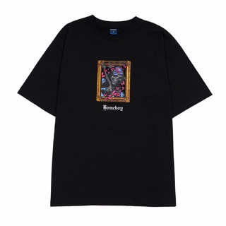 เสื้อยืดโอเวอร์ไซส์HOMEBOY เสื้อยืดผู้ชายลาย DEATHS-3XL