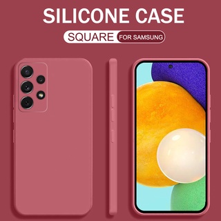 เคสป้องกันซิลิโคนอ่อนนุ่มสีลูกกวาด Samsung Galaxy M12 A12 A22 A32 A42 A52 A72 A02S A21S