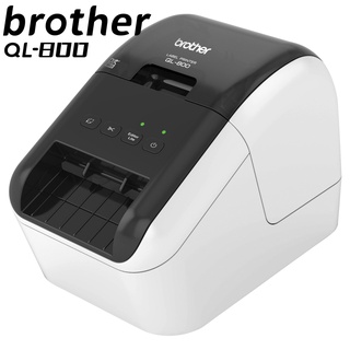 Brother QL-800 เครื่องพิมพ์ฉลาก ความเร็วสูง แบบมืออาชีพ ปลั๊ก &amp; ฉลาก DK ของแท้ หลายระบบ เข้ากันได้กับ Ava สีขาว