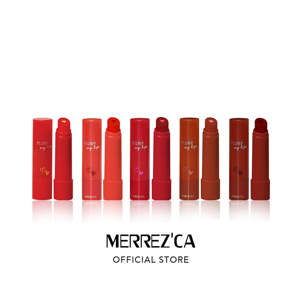 MERREZ'CA PLUMP MY LIPS เมอร์เรซกา พลัมพ์ มาย ลิปส์ เครื่องสำอาง ลิป ลิปสติก ลิปบาล์ม