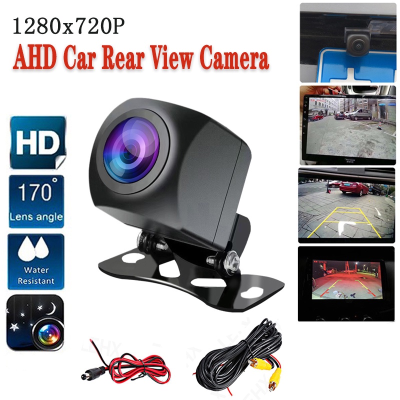 กล้องมองหลังรถยนต์ AHD 720P 25fps Starlight Night Vision กล้องถอยหลังสํารองกันน้ํา HD Fish Eye เลนส์กล้องยานพาหนะ