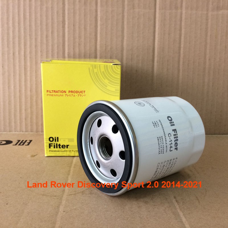 กรองน้ํามันเครื่อง Land Rover Discovery Sport 2.0L 2014-2021 โดย JS Asakashi Japan