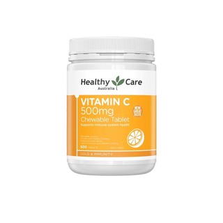 Healthy Care Vitamin C 500mg Chewable 500 Tablets