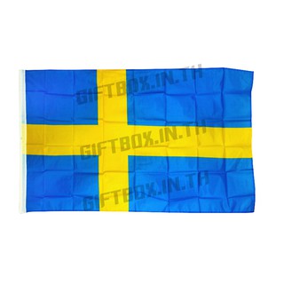 ธงชาติสวีเดน Sweden ขนาด 150X90CM