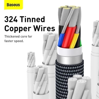 Baseus สายชาร์จไว 100W Type-C สายชาร์จ type c ชาร์จเร็ว สายชาร์จเร็วไอโฟน สายชาร์จเร็ว huawei Type-C ไม่รองรับ ios