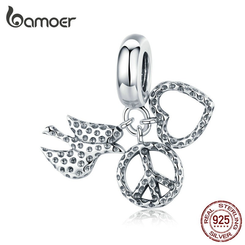 Bamoer Anti-War Charm 925 เงิน SCC 1350