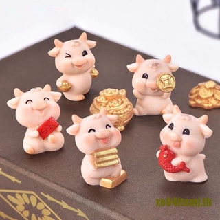 【ITOMJ】ตุ๊กตาวัว ขนาดเล็ก สําหรับตกแต่งบ้าน และสวน DIY