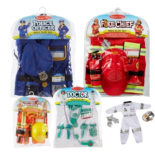 [ของแท้ USA] Melissa & Doug Role Play Costume ชุดอาชีพเด็ก ชุดแฟนซีเด็ก ฟรีไซส์ 3-6 ขวบ Halloween Costume ชุดฮาโลวีนเด็ก ชุดฮาโลวีน ชุดแฟนซี หลากรุ่น 4835/4834/4839/4850/4837/4838/8500/8536/8503/8552/4272/8508