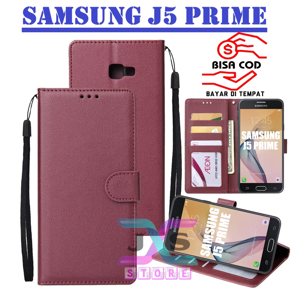 HP BOOK COVER สําหรับ SAMSUNG J5 PRIME / FLIP WALLET สําหรับ SAMSUNG J5 PRIME / ซองหนังสําหรับ SAMSU