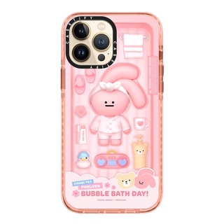 Casetify PINK&amp;VEN_Bubble Pink Toy 13 Pro Max  Impact Case  สี: Sheer- Peach [13PMสินค้าพรีออเดอร์]