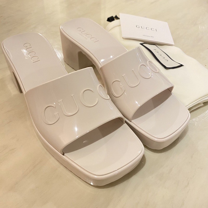 NEW Gucci Rubber Sandals