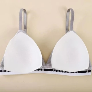 สินค้าพร้อมส่งจากไทย💥Angle Bra 💥(N682) บราสายเดี่ยว ขอบยางลายตัวอักษร มีฟองน้ำปรับสายได้