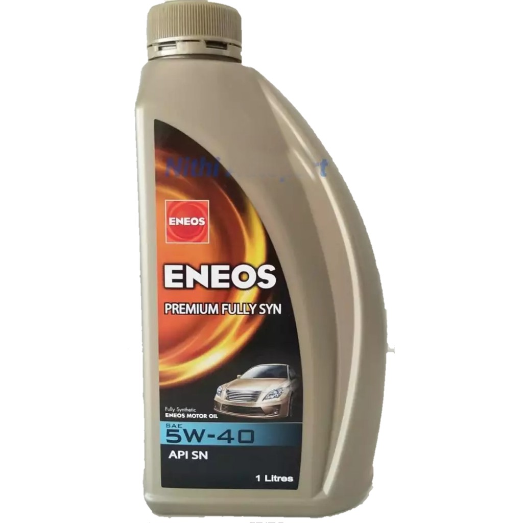 Eneos น้ำมันเครื่อง เบนซิน สังเคราะห์แท้ 100% Premium Fully Syn ขนาด 1ลิตร
