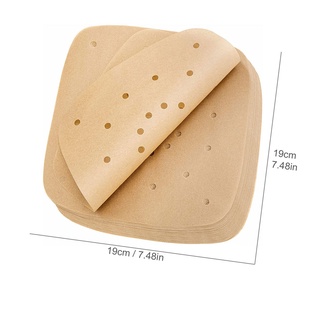 100pcs Universal Restaurant Heat Resistant BBQ Square Non Stick Easy Clean Perforated Unbleached