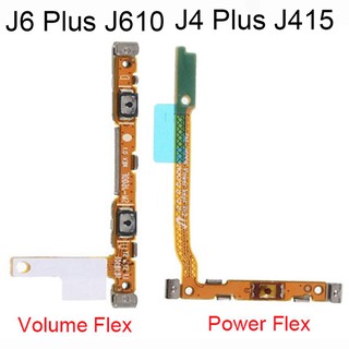 แพรสวิทซ์พาวเวอร์ Samsung J4 Plus J6 Plus J6 J8 A6 แพรเพิ่มเสียงลดเสียง Power Button Flex Cable Volume Button For SAMSUNG J6+ J4+ J415 J610 J6 J600 A6 A600 J8 J810