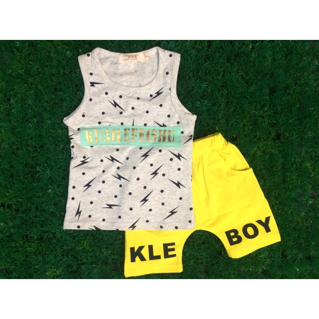 [โค้ดลดเพิ่ม40% JULY77]ชุดเซทเสื้อกล้าม (D2)