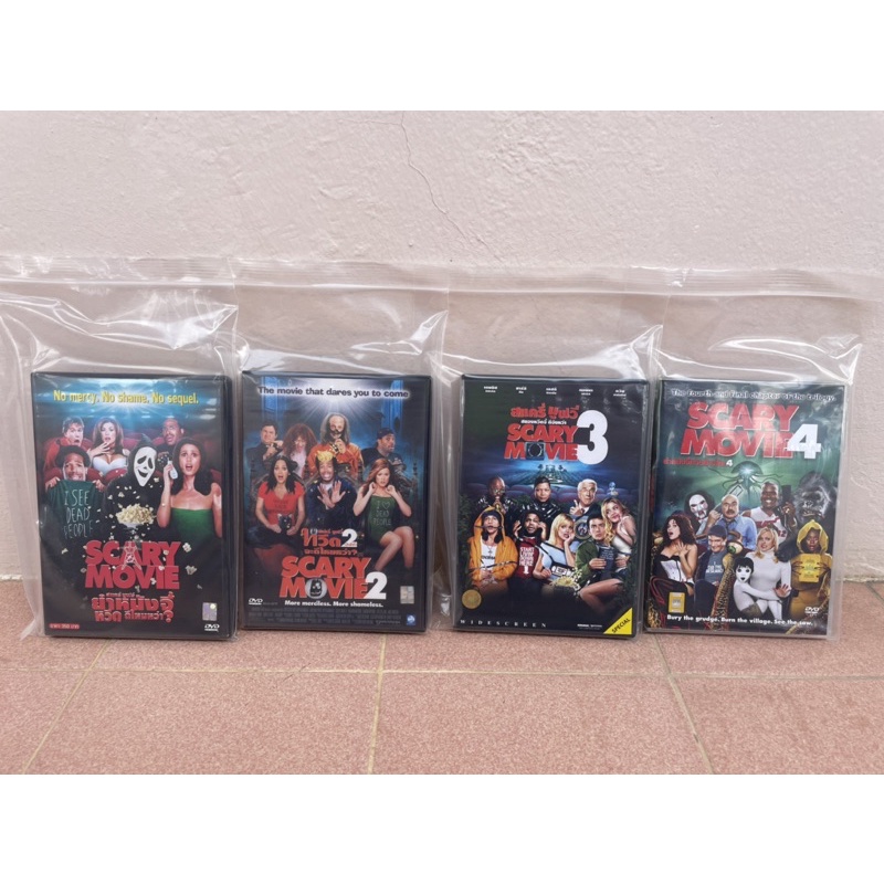 DVD SCARY MOVIE 1-4 ของแท้