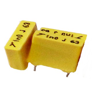 1nJ 0.001uF 63V ตัวเก็บประจุ โพลีเอสเตอร์  Polyester Capacitor