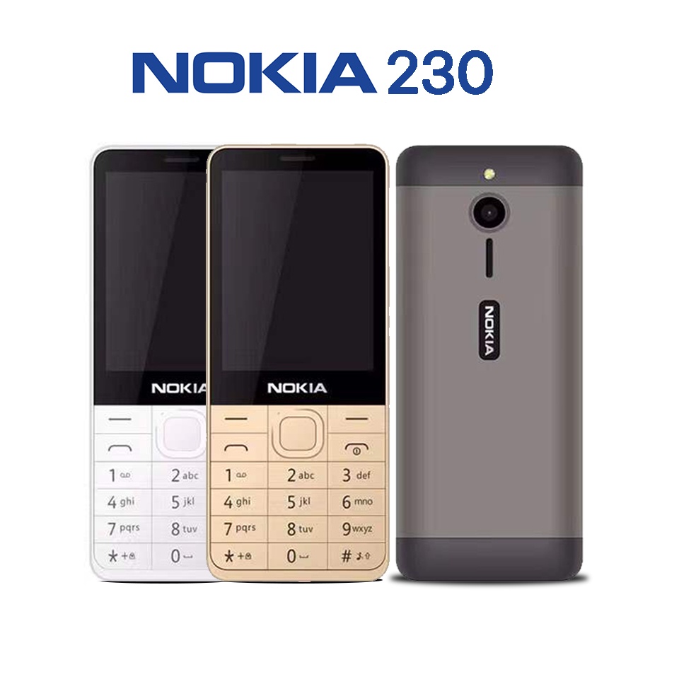 Nokia 230 โทรศัพท์มือถือปุ่มกด ใหม่ล่าสุด ปุ่มกดไทย เมนูไทย