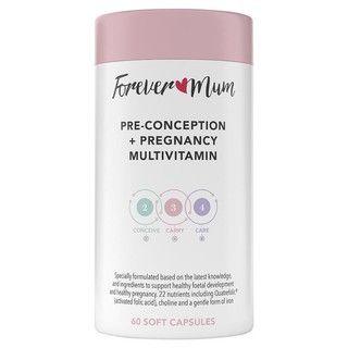 Forever Mum Pre-Conception + Pregnancy Multivitamin 60 Soft Capsules