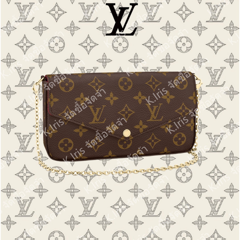 Louis Vuitton/ LV/ POCHETTE FÉLICIE กระเป๋าโซ่