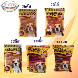 สติ๊กบ้านกระดูก BANKADUK SASAMI JERKY STICK รสรวม, ไก่, ตับ, เนื้อ ไก่ชีส ขนาด 500g เสริมด้วยวิตามิน ครบ