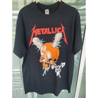 เสื้อวงMetallica ดาเมจ มือ1 ลิขสิทธิ์แท้