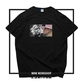 T-shirt  เี้ กาก้า 鳖鳖ปกอัลบั้ม Goose Meijing Pop Jazz John Wayne พร้อมเสื้อยืดแขนสั้นS-5XL
