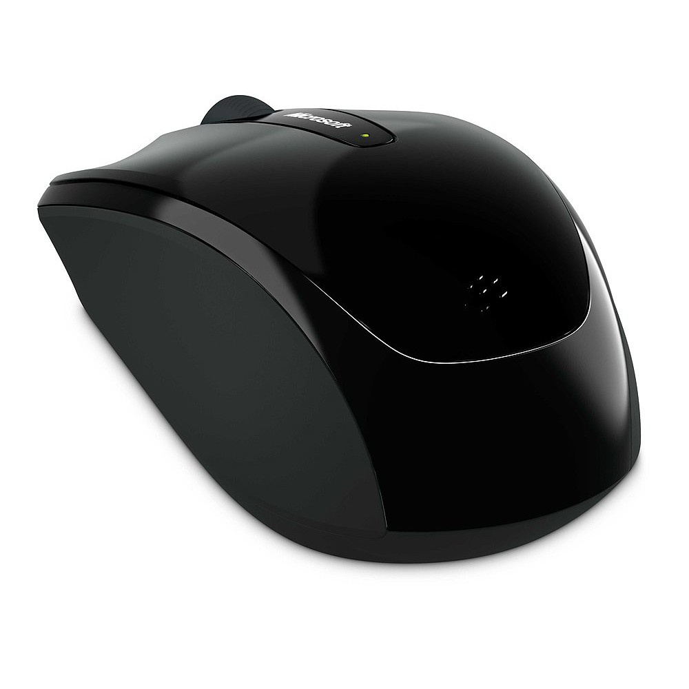 Microsoft Wireless Mobile Mouse 3500 สีดำ ประกันศูนย์ 3ปี ของแท้ เมาส์ไร้สาย (Black)