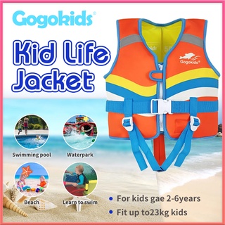 Gogokids เสื้อชูชีพ เสื้อชูชีพเด็ก เสื้อกั๊กชูชีพ ชายหาด สระว่ายน้ํา พายเรือ ตกปลา สําหรับเด็ก 13-22 กก.