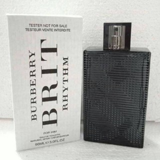 Burberry brit rhythm for him edt 90ml.  (กล่องเทส )