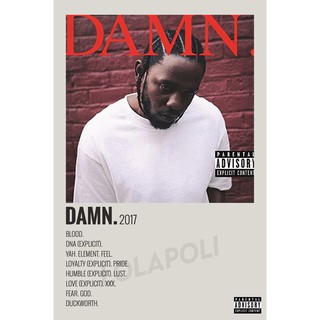 โปสเตอร์อัลบั้ม Damn Kendrick Lamar