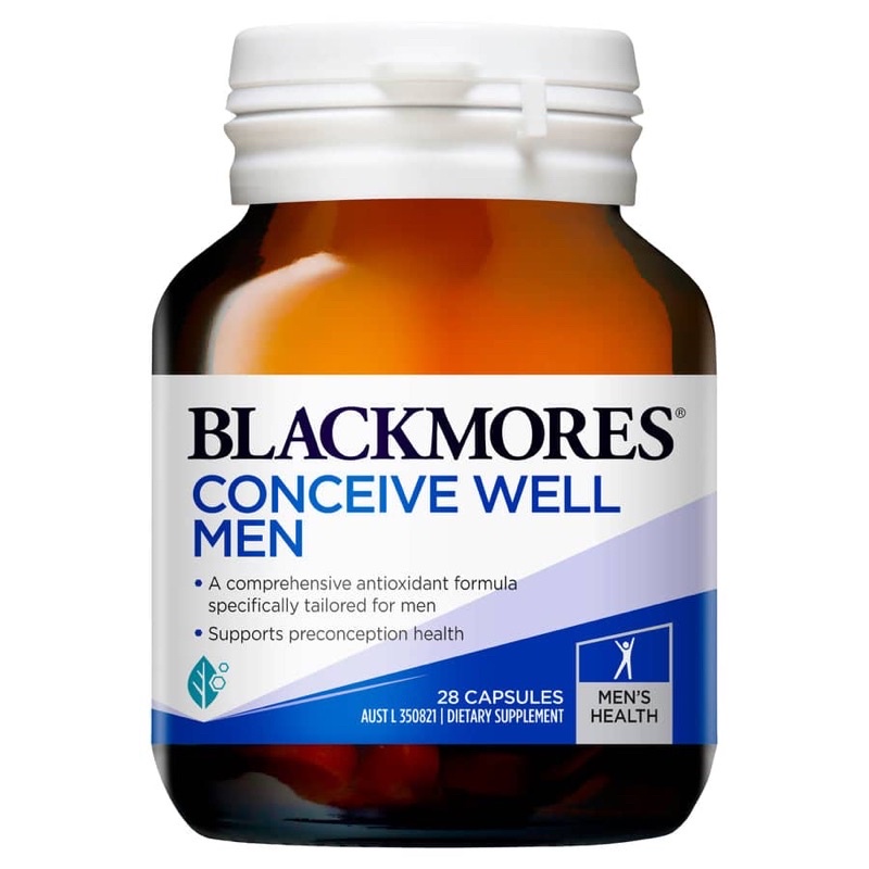 [NewStock/2025] Blackmores Conceive Well Men Energy Support วิตามิน 28 เม็ด