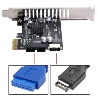 ซ็อกเก็ตแผงด้านหน้า 5Gbps Type-E USB 3.1 และการ์ดอะแดปเตอร์ USB 2.0 เป็น PCI-E 1X VL805 สําหรับ Motoard #3