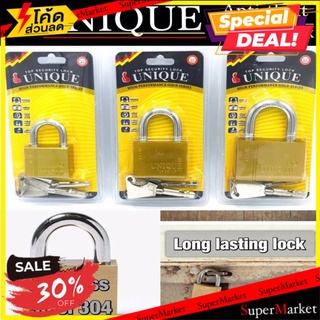 ✨ขายดี✨ UNIQUE SECURITY LOCK กุญแจคล้องสแตนเลส สีทอง 40" 50" 60" 🚚💨พร้อมส่ง!!
