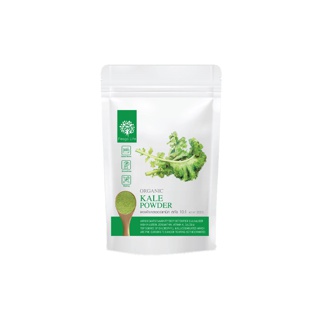 ผงผักเคล ออร์แกนิค เข้มข้น 10x KALE POWDER ผง Superfood ยี่ห้อ Feaga Life 200 กรัม