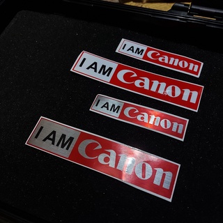 แหล่งขายและราคาสติกเกอร์ I AM Canon / ไอ แอม แคนนอน 2 ขนาด+แบบเงินบลัช+สติกเกอร์สะท้อนแสง 3M/Oracalอาจถูกใจคุณ