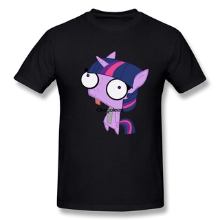 [100% Cotton] เสื้อยืดพิมพ์ลายกราฟฟิค Invader Zim Doom Song สีดําสําหรับผู้ชาย