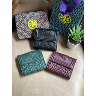 กระเป๋าสตางค์ กระเป๋าเงิน Tory Burch Fleming Mini Flap Wallet