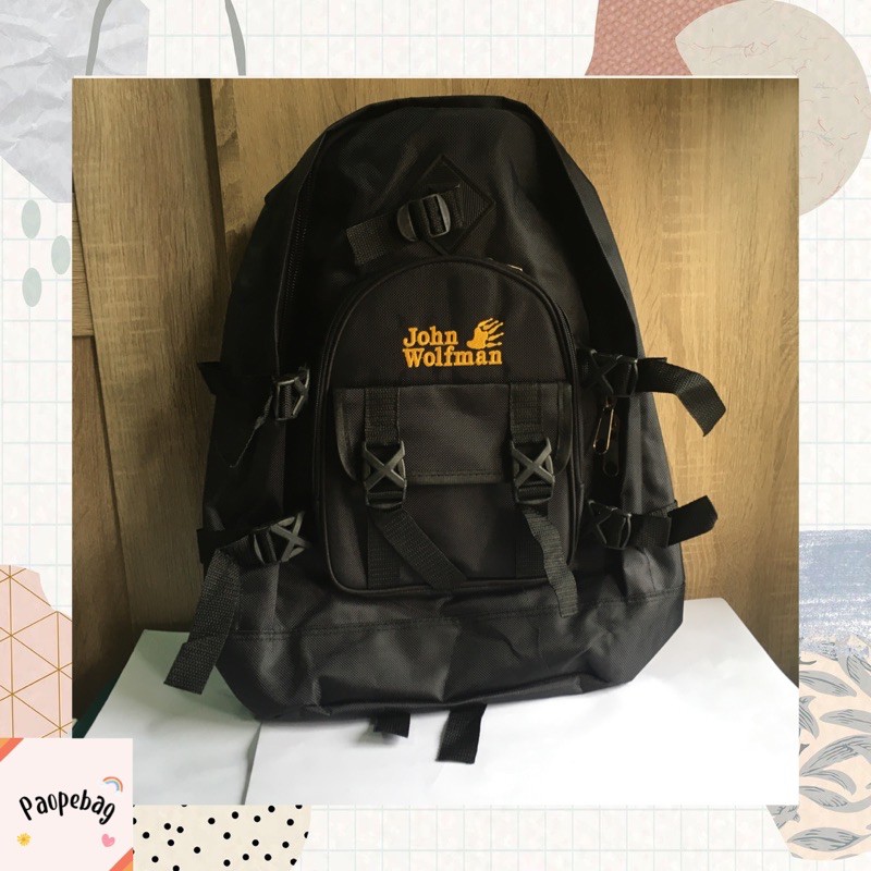 กระเป๋าเป้ John Wolfman backpack กระเป๋าสะพายหลัง กระเป๋าเดินทาง ราคา ...