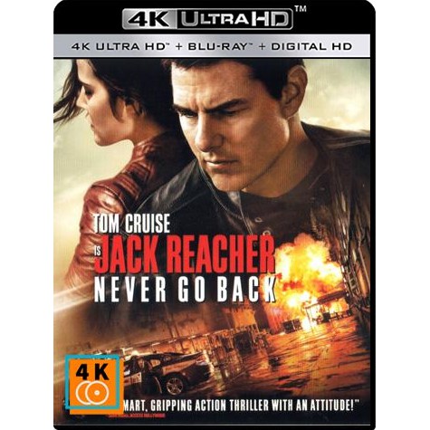 หนัง 4K UHD: Jack Reacher: Never Go Back (2016) แผ่น 4K จำนวน 1 แผ่น