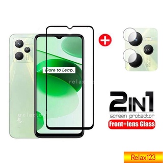 2in1 ฟิล์มกระจกนิรภัยกันรอยหน้าจอ เลนส์กล้องหลัง สําหรับ Realme Narzo 50 Narzo50 5G Prime 50A 50Pro 50I 50A Prime 5G 4G