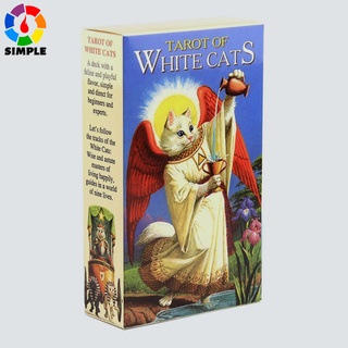 78 Sheets Tarot of White Cats