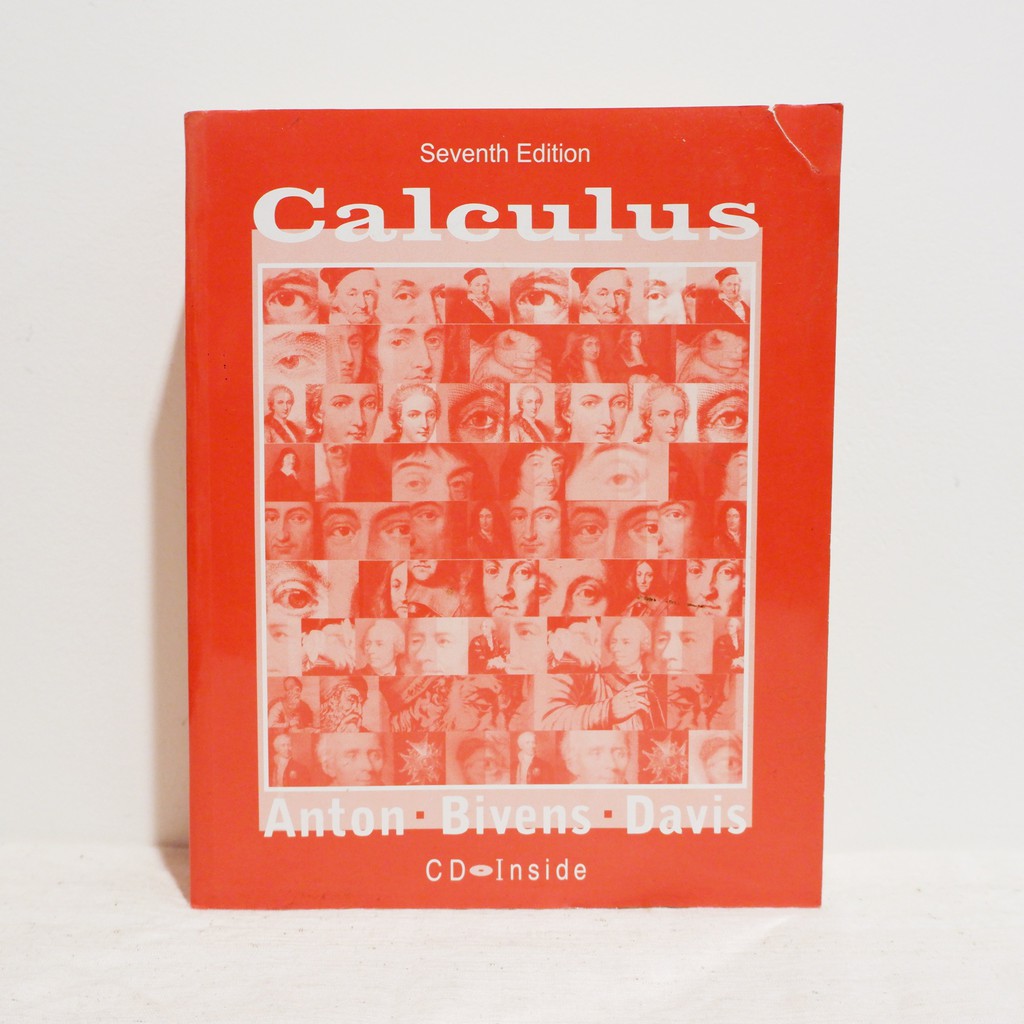 หนังสือ Calculus 7th Edition Anton Bivens Davis - Wiley Textbook  ​มือสองสภาพบ้าน