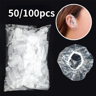 50/100 ชิ้น ที่ปิดหู ร้านทําผม กันน้ํา ใส ที่ครอบหู อาบน้ํา …