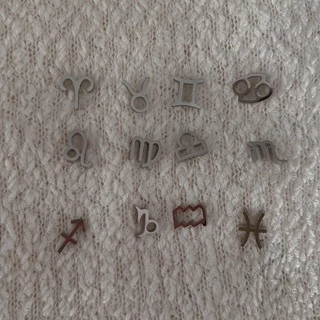 *กรุณาระบุลายสร้อยที่ต้องการในช่อง หมายเหตุ เท่านั้น*A.piece สร้อยพร้อมจี้ [stainless steel] Zodiac