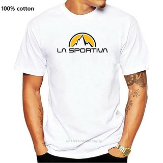 เสื้อยืดครอปขายดี เสื้อยืดลําลอง แขนสั้น คอกลม พิมพ์ลาย La Sportiva Pure Men JAjced24CJbcop20 สไตล์คลาสสิก สําหรับผู้ชาย