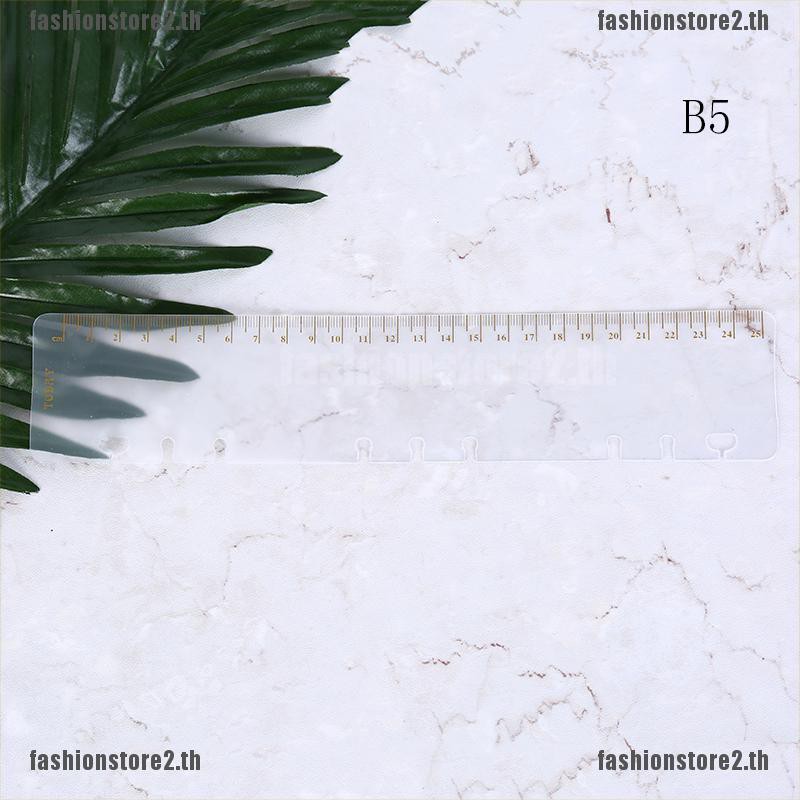 FS coil notebook ruler frosted planner 6 holes loose leaf spiral ...