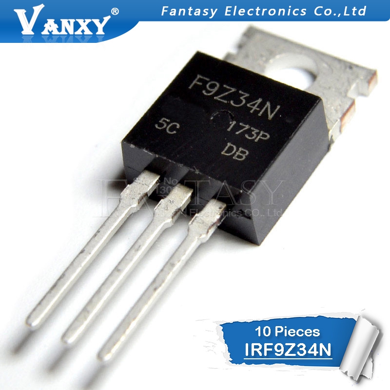 IRF9Z34 TO220 10PCS IRF9Z34N TO-220 IRF9Z34NPBF MOS FET ทรานซิสเตอร์ pxb