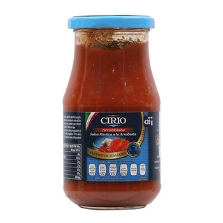 ซิริโอ ซอสอาราเบียตา ซอสพาสต้า Cirio Arabbiata Sauce for Pasta 420g